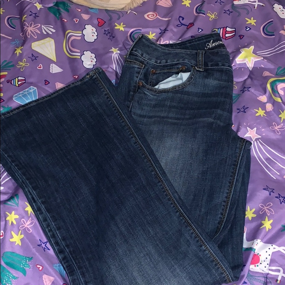 american eagle flare jeans